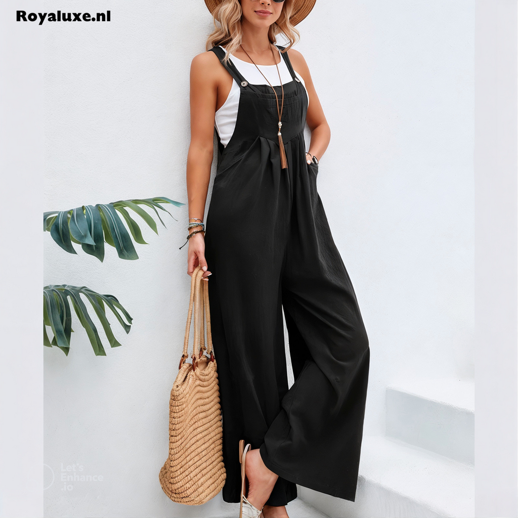 Vintage Linen Jumpsuit